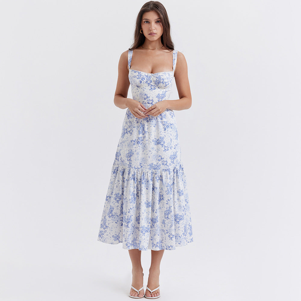 Alejandra Floral Midi Dress - York & Dante 