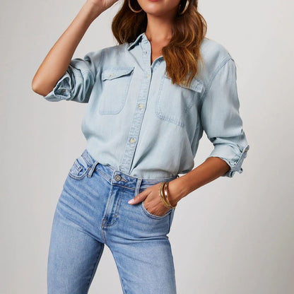 Ashley Denim Shirt - York & Dante 