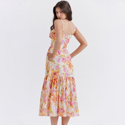 Alejandra Floral Midi Dress - York & Dante 