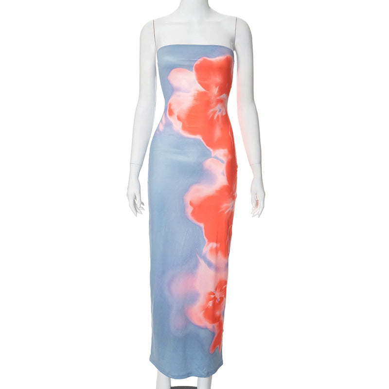 Gabriela Floral Print Maxi Dress - York & Dante 