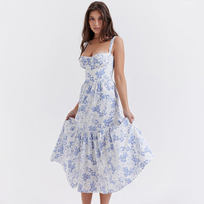 Alejandra Floral Midi Dress - York & Dante 