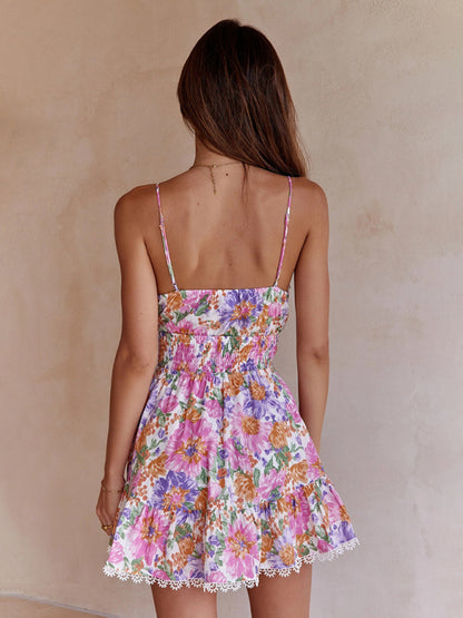 Jenna Floral Mini Dress - York & Dante 