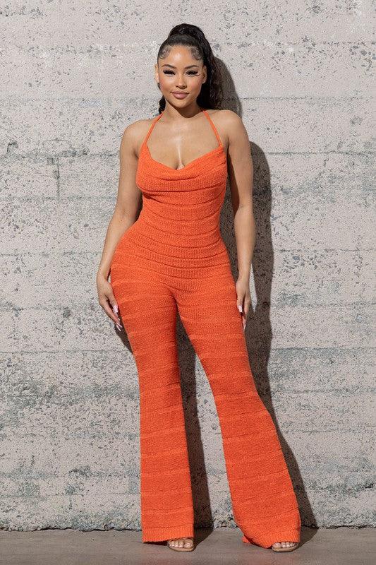 Crochet jumpsuit cheap